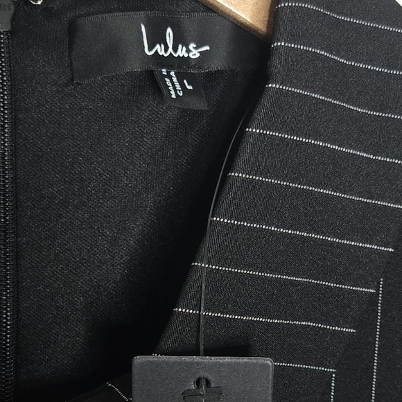 Lulus Pinstriped Buttoned Down Sleeveless Midi Dress - Picture 4 of 7